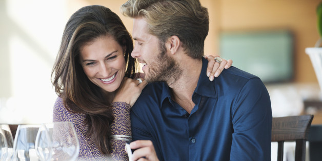 couple with man proposing 